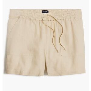 J. Crew Factory Linen Blend Drawstring Shorts NWOT